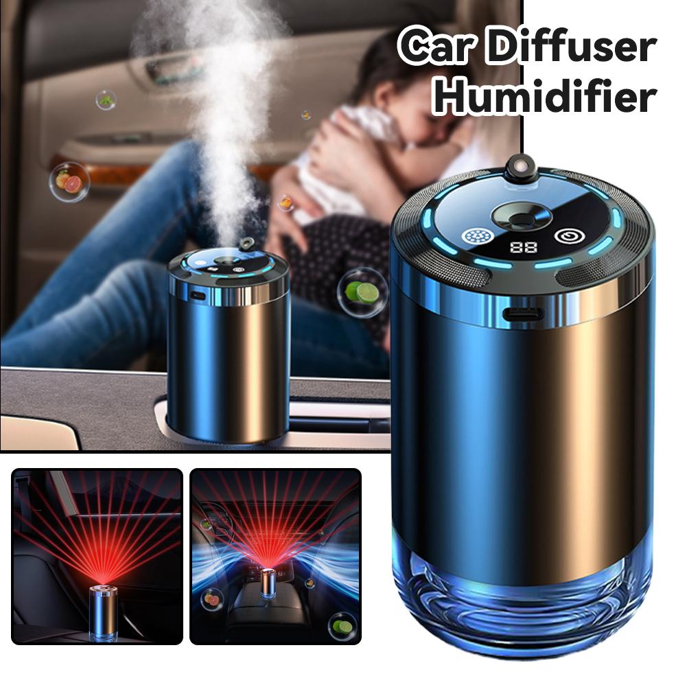 Home Fragrance Electric Diffuser - เครื่องกระจายกลิ่นหอมในรถยนต์แบบไฟฟ้า เครื่องเพิ่มความชื้นในอากาศ กำจัดกลิ่นไม่พึงประสงค์ สำหรับรถยนต์ บ้าน และสำนักงาน