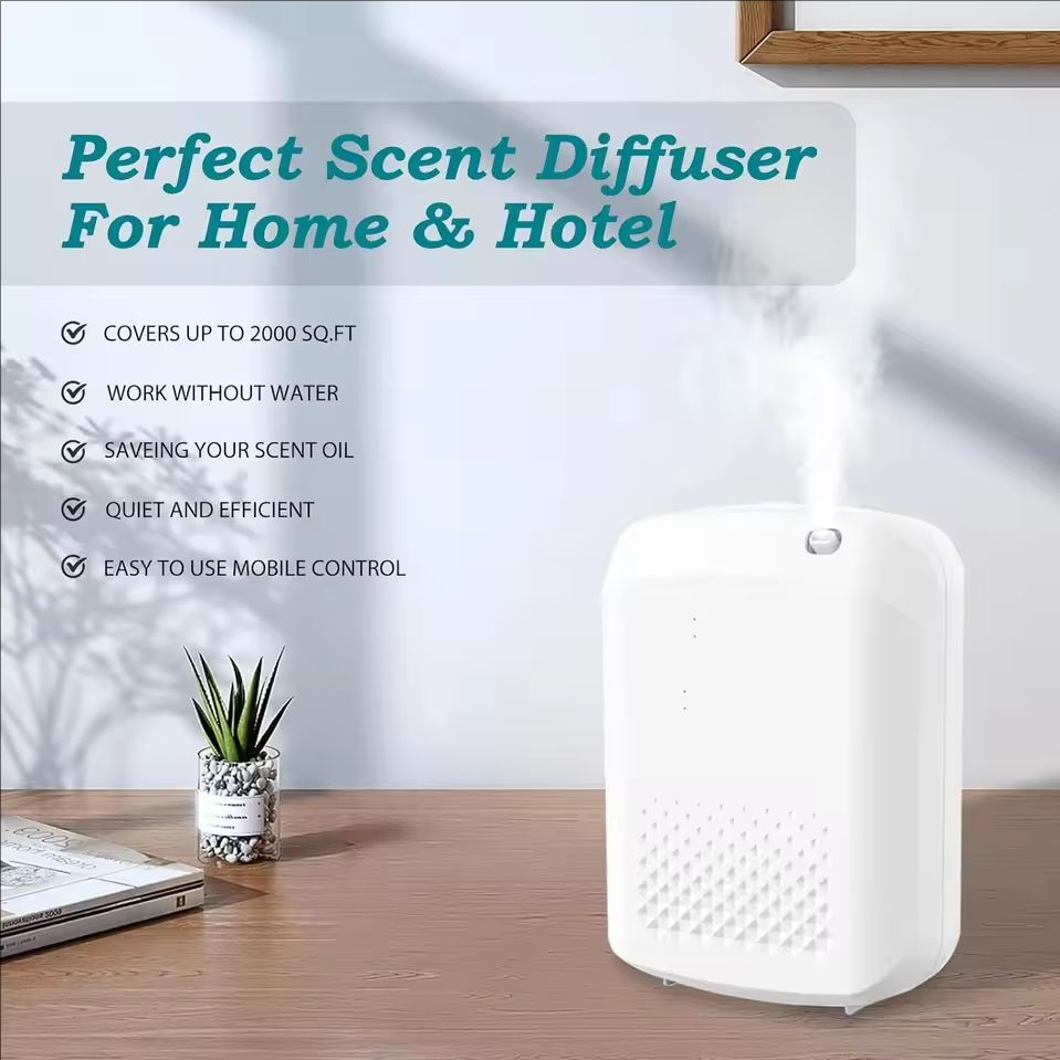Home Fragrance Electric Diffuser - เครื่องกระจายกลิ่นหอม เครื่องกระจายกลิ่นอโรมาไฟฟ้า เครื่องฟอกอากาศสำหรับบ้าน แบบแขวนผนัง เครื่องกระจายกลิ่นน้ำมันหอมระเหยสำหรับโรงแรม
