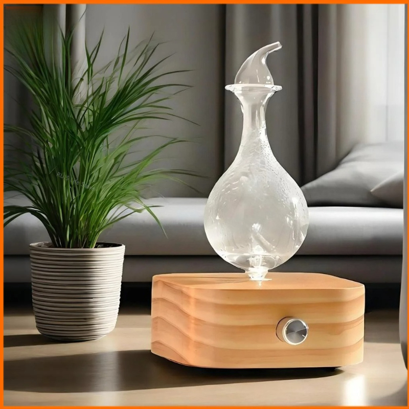 Home Fragrance Electric Diffuser - เครื่องกระจายกลิ่นน้ำมันหอมระเหยแบบไม่ใช้น้ำ 30 มล. เครื่องกระจายกลิ่นไฟฟ้าแบบไม้ สำหรับบ้าน ห้องอ่านหนังสือ