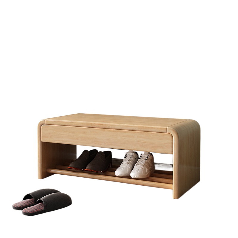Muji Home Storage - ม้านั่งเก็บรองเท้าสำหรับทางเข้าบ้าน ม้านั่งไม้พร้อมลิ้นชักเก็บของ ม้านั่งยาวสำหรับใส่รองเท้า สำหรับ IKEA สำหรับ