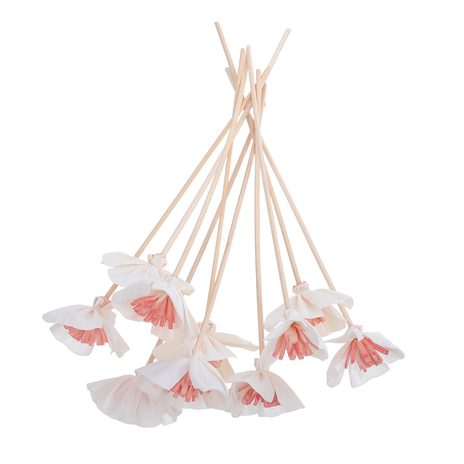 Home Fragrance Diffusers - แท่งกระจายกลิ่นน้ำมันหอมระเหย 10 ชิ้น สีดำ ทำจากเส้นใยหลายรูพรุน สำหรับกระจายกลิ่นอย่างต่อเนื่อง