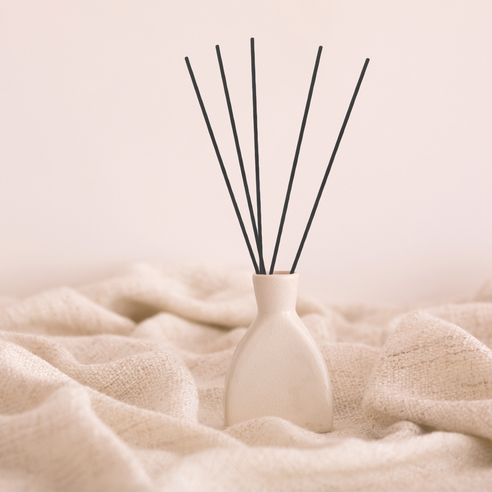 Home Fragrance Diffusers - แท่งกระจายกลิ่นไฟเบอร์ 100 ชิ้น สีดำ แบบหนา ใช้แทนแท่งเดิมได้