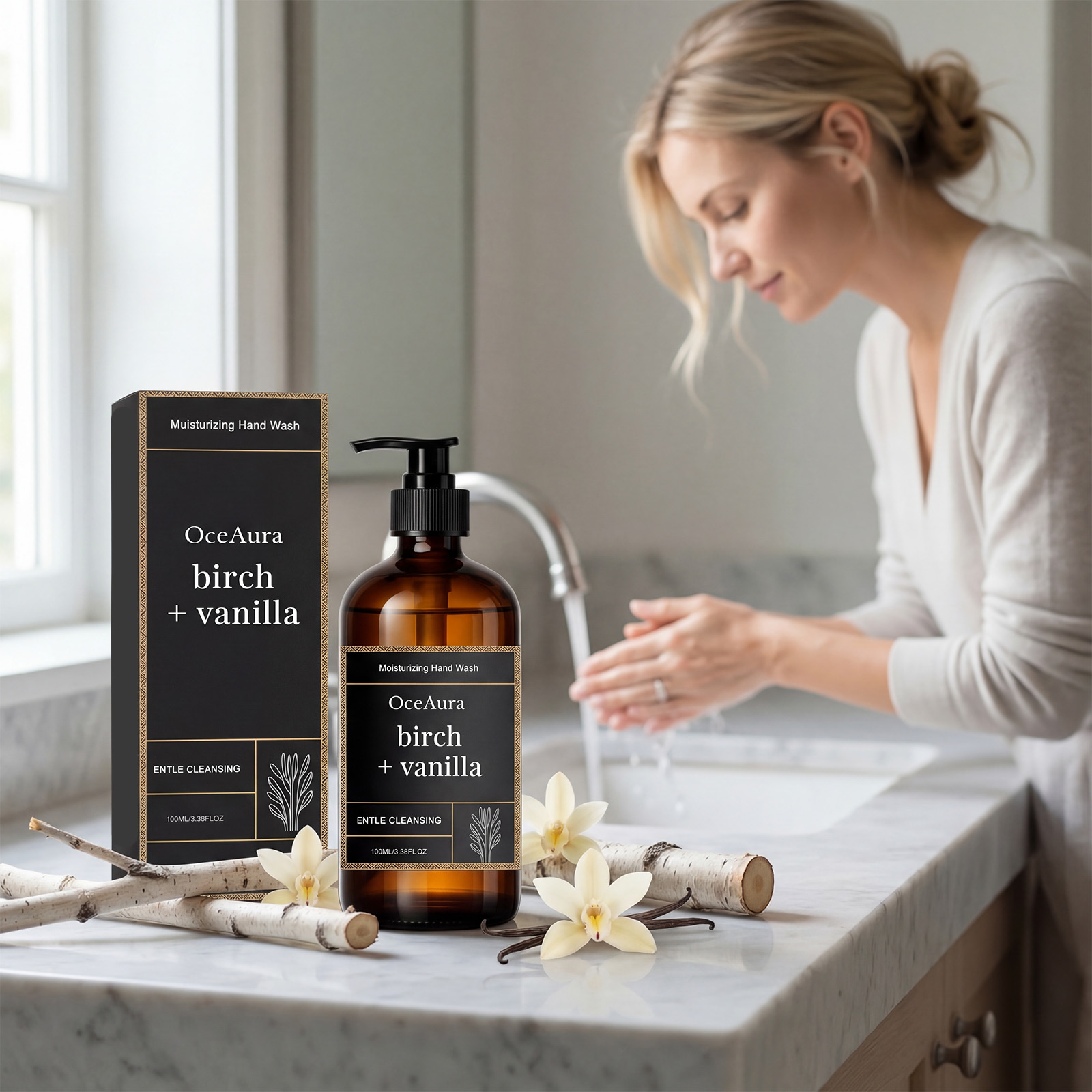 Lavender Pillow Spray - สบู่ล้างมือให้ความชุ่มชื้น สารสกัดจากวานิลลา สบู่เหลวบำรุงผิว สบู่ล้างมือทำความสะอาดอย่างอ่อนโยน สำหรับใช้ประจำวัน บำรุงมือให้นุ่มนวล