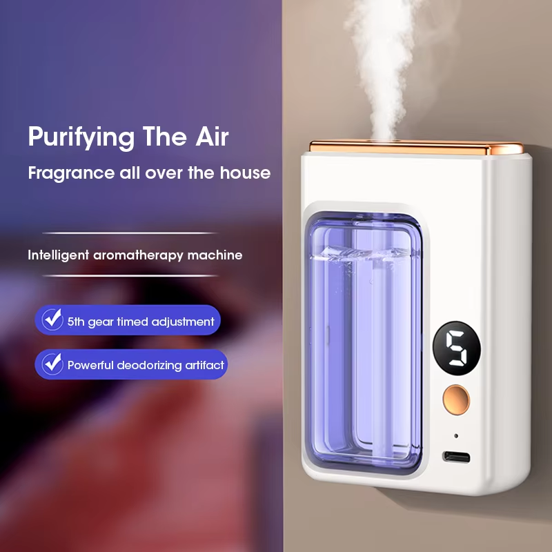 Home Fragrance Electric Diffuser - เครื่องหอมอัตโนมัติขนาด 40 มล. เครื่องกระจายกลิ่นน้ำมันหอมระเหยเครื่องพ่นยาน้ำหอมสำหรับห้องครัวและห้องน้ำกำจัดกลิ่น