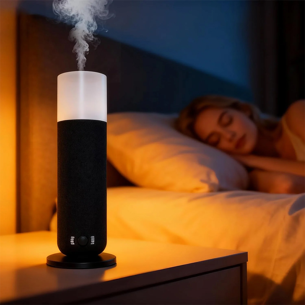 Home Fragrance Electric Diffuser - เครื่องกระจายกลิ่นหอม NAMSTE 120 มล. แบบตั้งโต๊ะ ควบคุมผ่านบลูทูธ