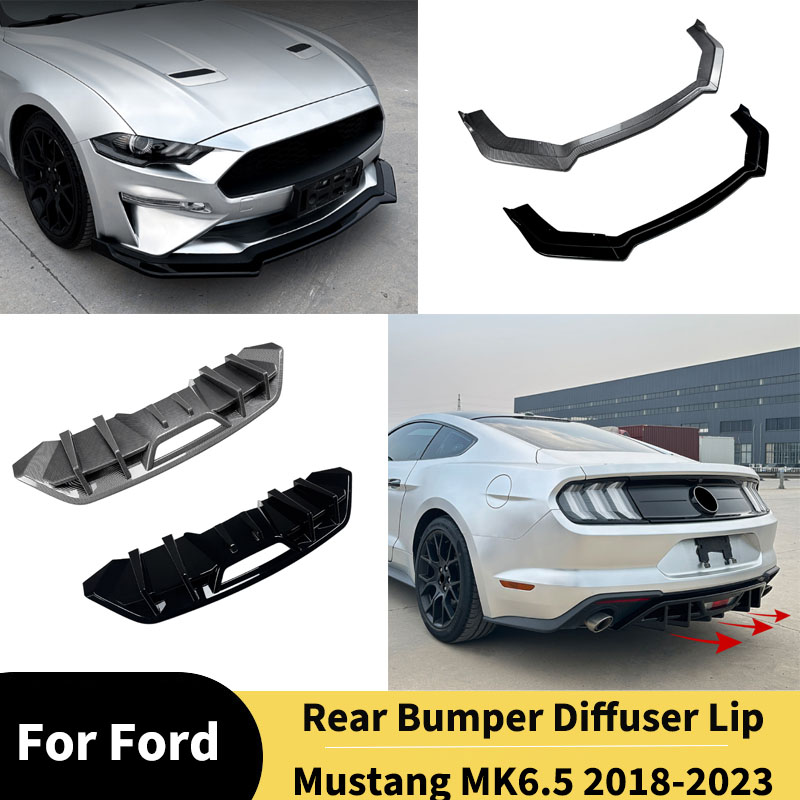 Car Vent Diffuser - สำหรับฟอร์ด มัสแตง MK6.5 ปี 2018-2023 ชุดแต่งดิฟฟิวเซอร์กันชนหลัง