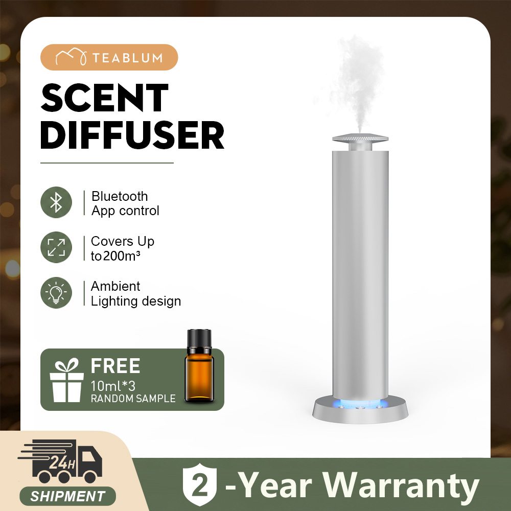 Home Fragrance Automatic Spray - TEABLUM เครื่องกระจายกลิ่นน้ำมันอัตโนมัติขนาด 200 ลบ.ม. เครื่องกระจายกลิ่นหอมในสำนักงาน ชาร์จผ่านพอร์ต