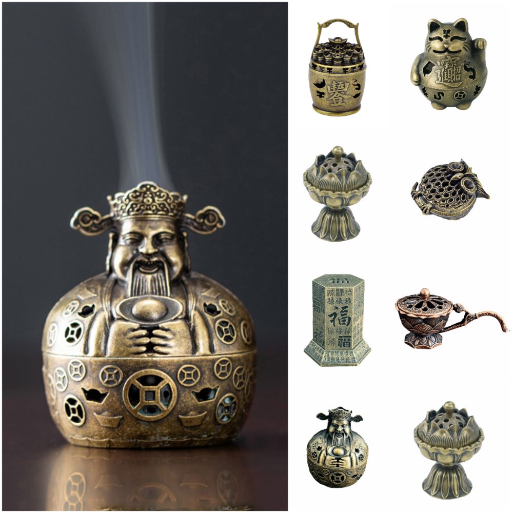 เตาเผาเครื่องหอมสไตล์จีนใหม่ ท - Incense Cone Holder บทวิจารณ์และราคา