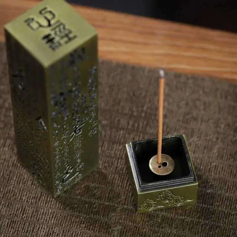 สแควร์แนวตั้งธูป Burner โลหะผส - Incense Cone Holder บทวิจารณ์และราคา