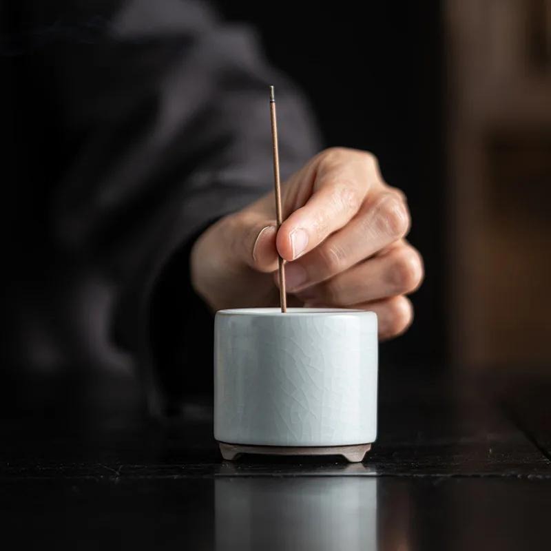1PC Vintage เซรามิคธูป Burner  - Incense Cone Holder บทวิจารณ์และราคา