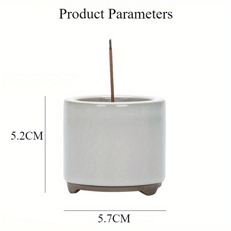1PC Vintage เซรามิคธูป Burner  - Incense Cone Holder บทวิจารณ์และราคา