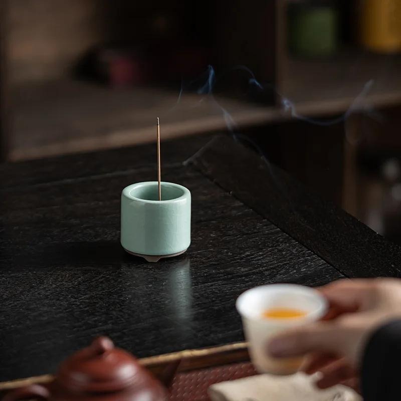 1PC Vintage เซรามิคธูป Burner  - Incense Cone Holder บทวิจารณ์และราคา
