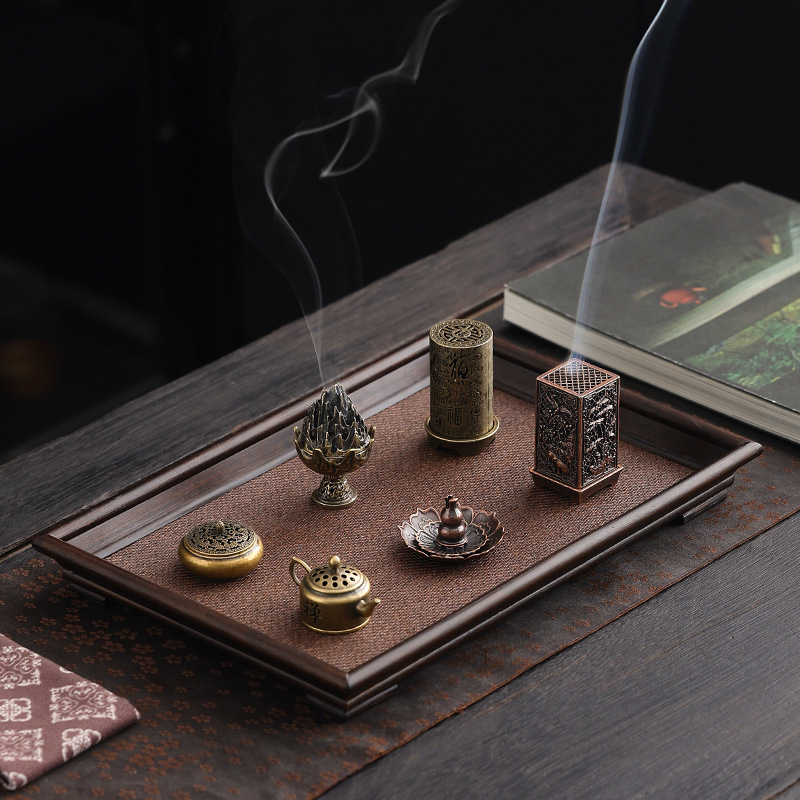 เตาเผาธูปทรงสี่เหลี่ยมแนวตั้ง  - Incense Cone Holder บทวิจารณ์และราคา