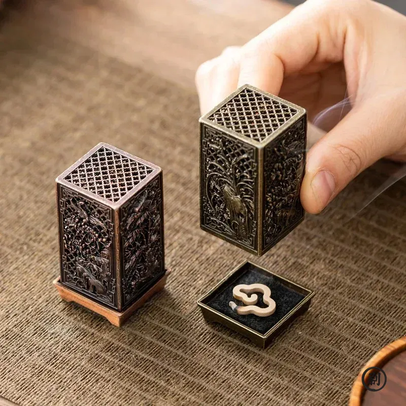 เตาเผากำยานทรงสี่เหลี่ยมแนวตั้ - Incense Cone Holder บทวิจารณ์และราคา
