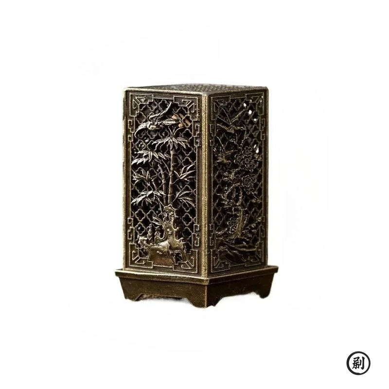 เตาเผากำยานทรงสี่เหลี่ยมแนวตั้ - Incense Cone Holder บทวิจารณ์และราคา