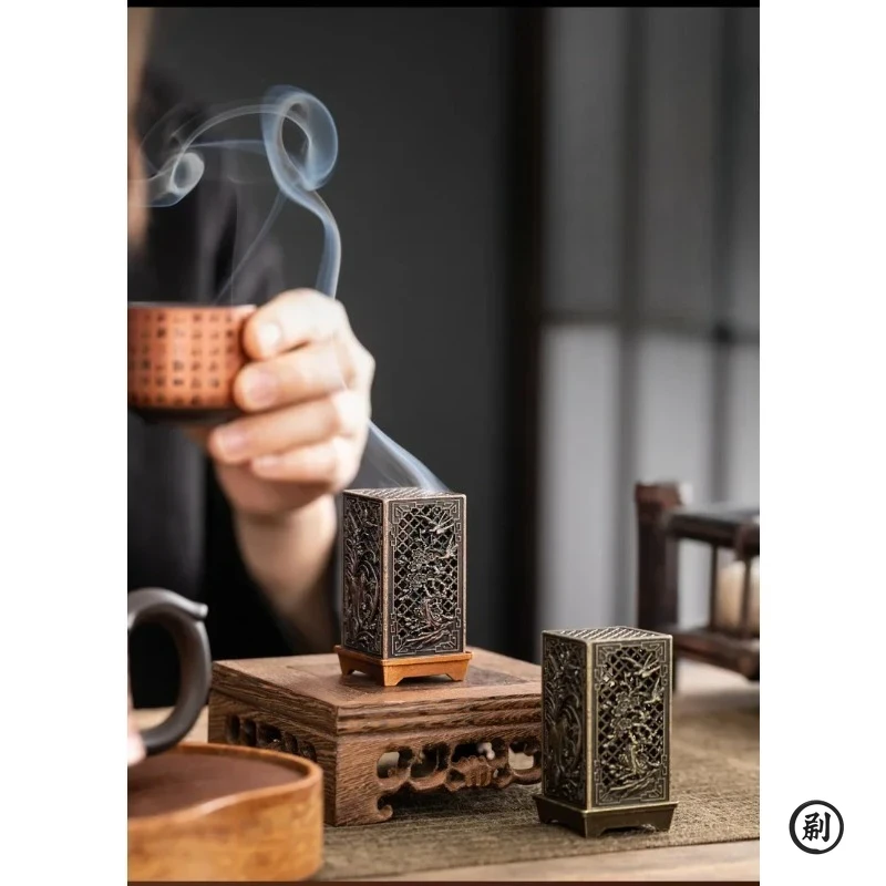 เตาเผากำยานทรงสี่เหลี่ยมแนวตั้ - Incense Cone Holder บทวิจารณ์และราคา