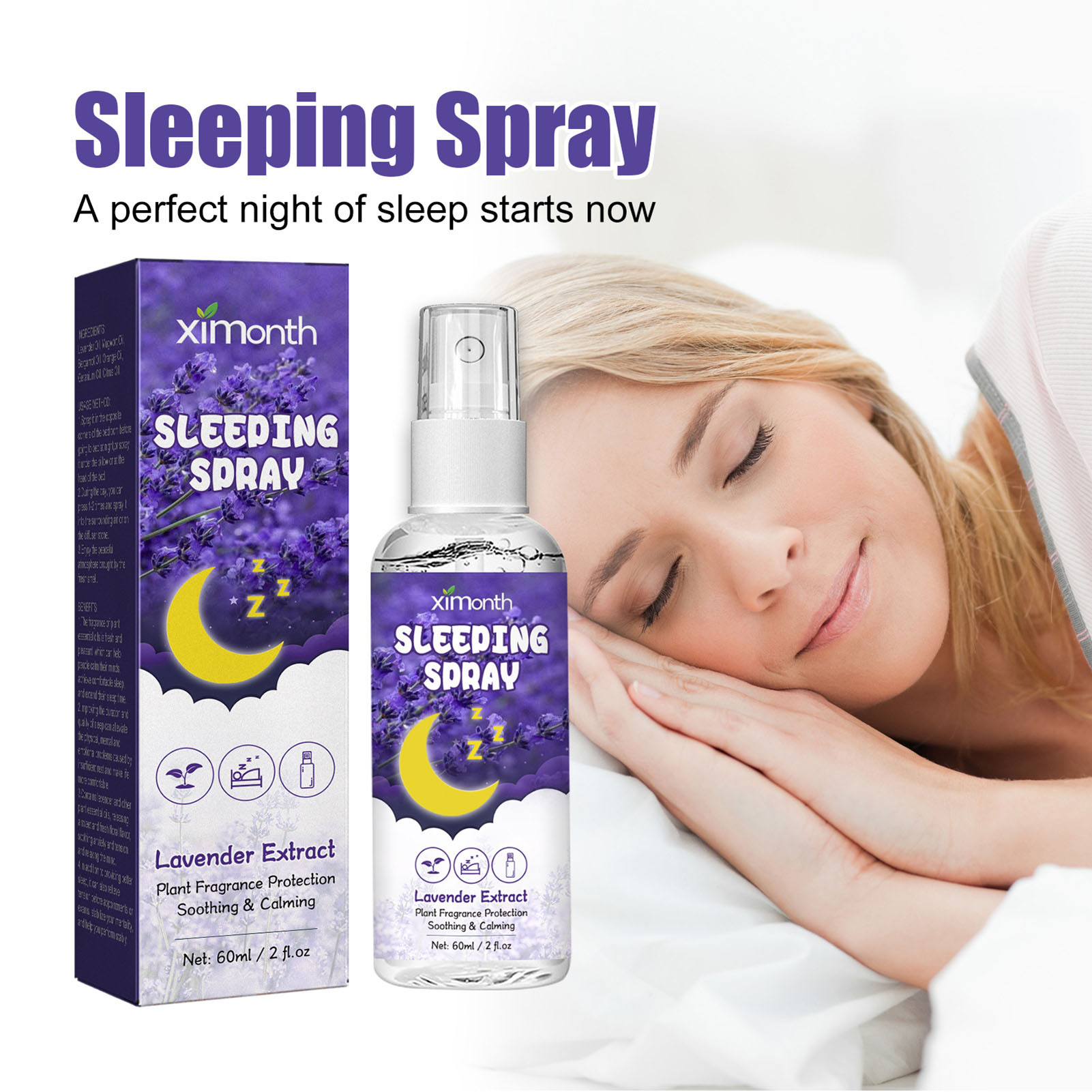 สเปรย์ฉีดเพื่อการนอนหลับ กลิ่น - Lavender Pillow Spray บทวิจารณ์และราคา