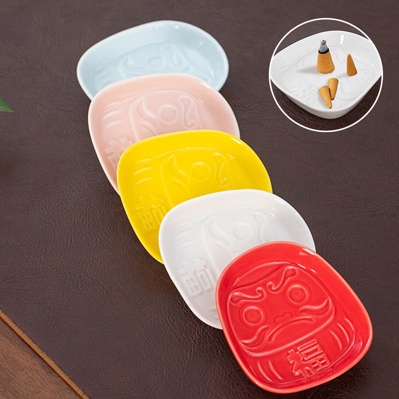 Home Desk Decor เซรามิคญี่ปุ่น - Incense Cone Holder บทวิจารณ์และราคา