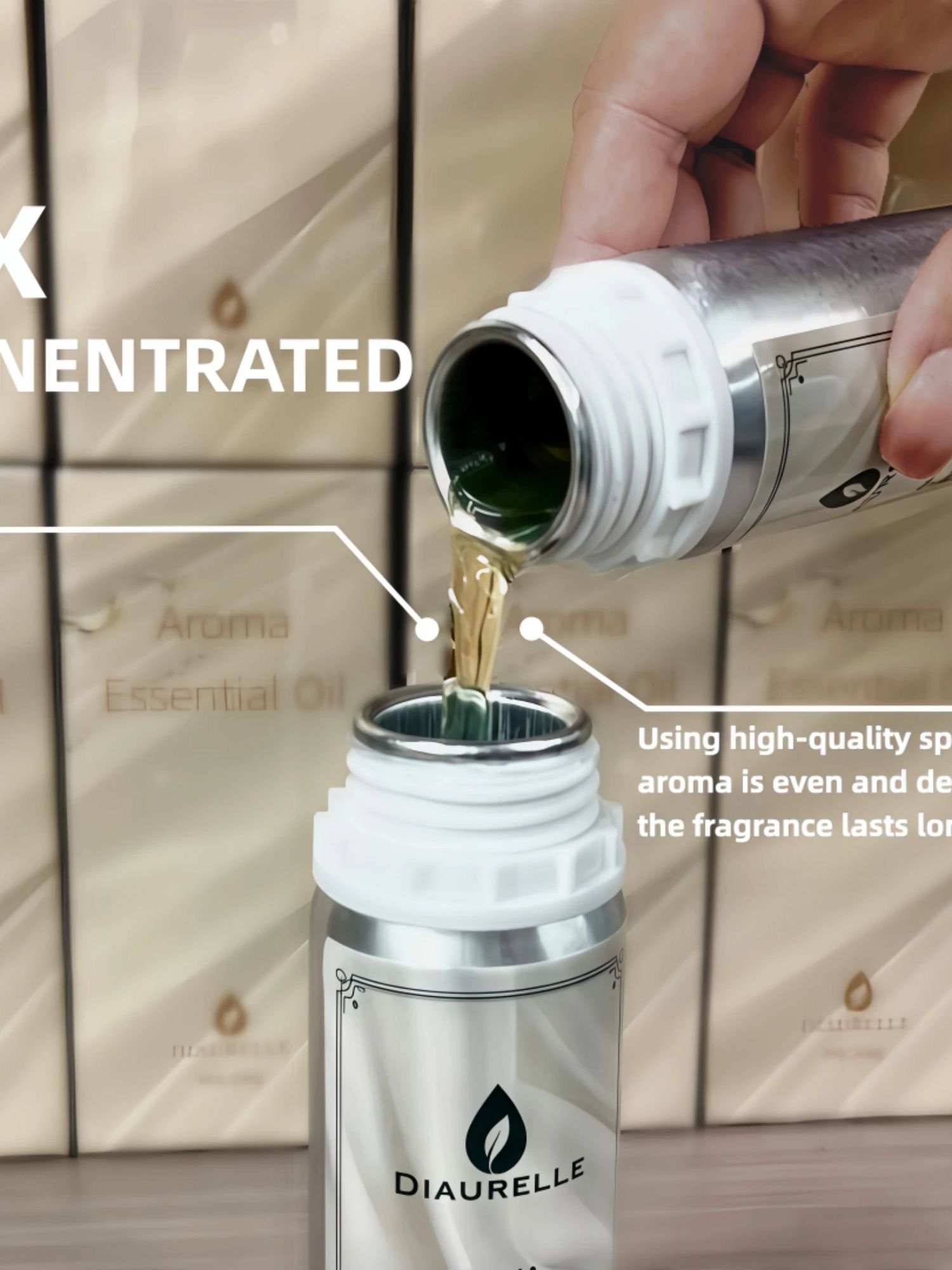 น้ำมันหอมระเหย DIAURELLE 100 ม - Home Fragrance Diffusers บทวิจารณ์และราคา
