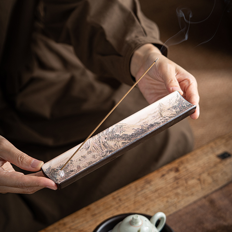 ใหม่โบราณจีนเคลือบเซรามิคธูปใน - Incense Cone Holder บทวิจารณ์และราคา