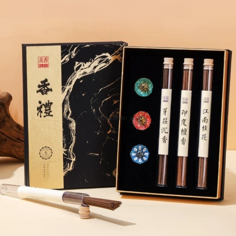 ชุดกล่องของขวัญธูปหอม กลิ่นไม้ - Home Fragrance Natural บทวิจารณ์และราคา