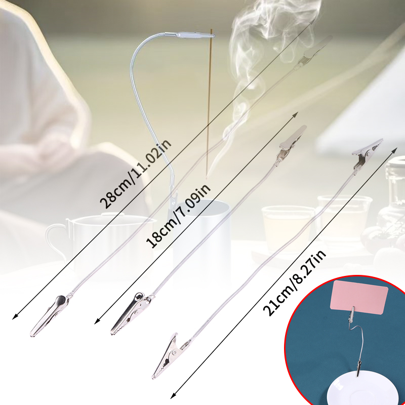 ที่หนีบธูปโลหะแบบสองหัว 10 ชิ้ - Home Fragrance Diffusers บทวิจารณ์และราคา