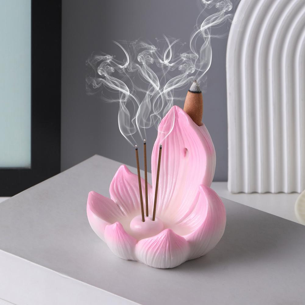 ที่วางธูปดอกบัว ที่เผาธูปเรซิน - Incense Cone Holder บทวิจารณ์และราคา