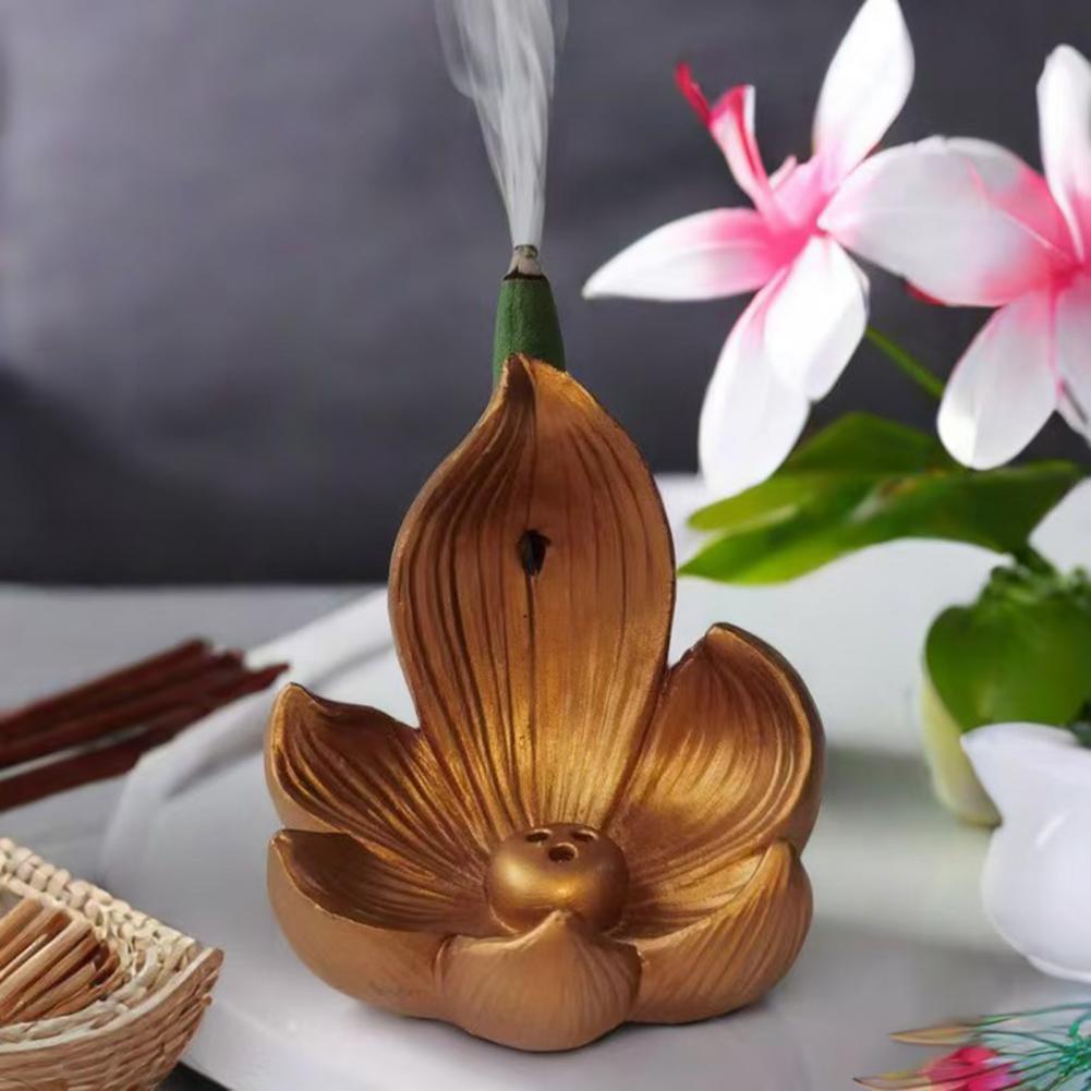 ที่วางธูปดอกบัว ที่เผาธูปเรซิน - Incense Cone Holder บทวิจารณ์และราคา