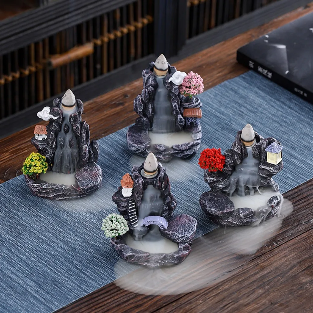 Backflow ผู้ถือธูปน้ําตกธูป Bu - Incense Cone Holder บทวิจารณ์และราคา