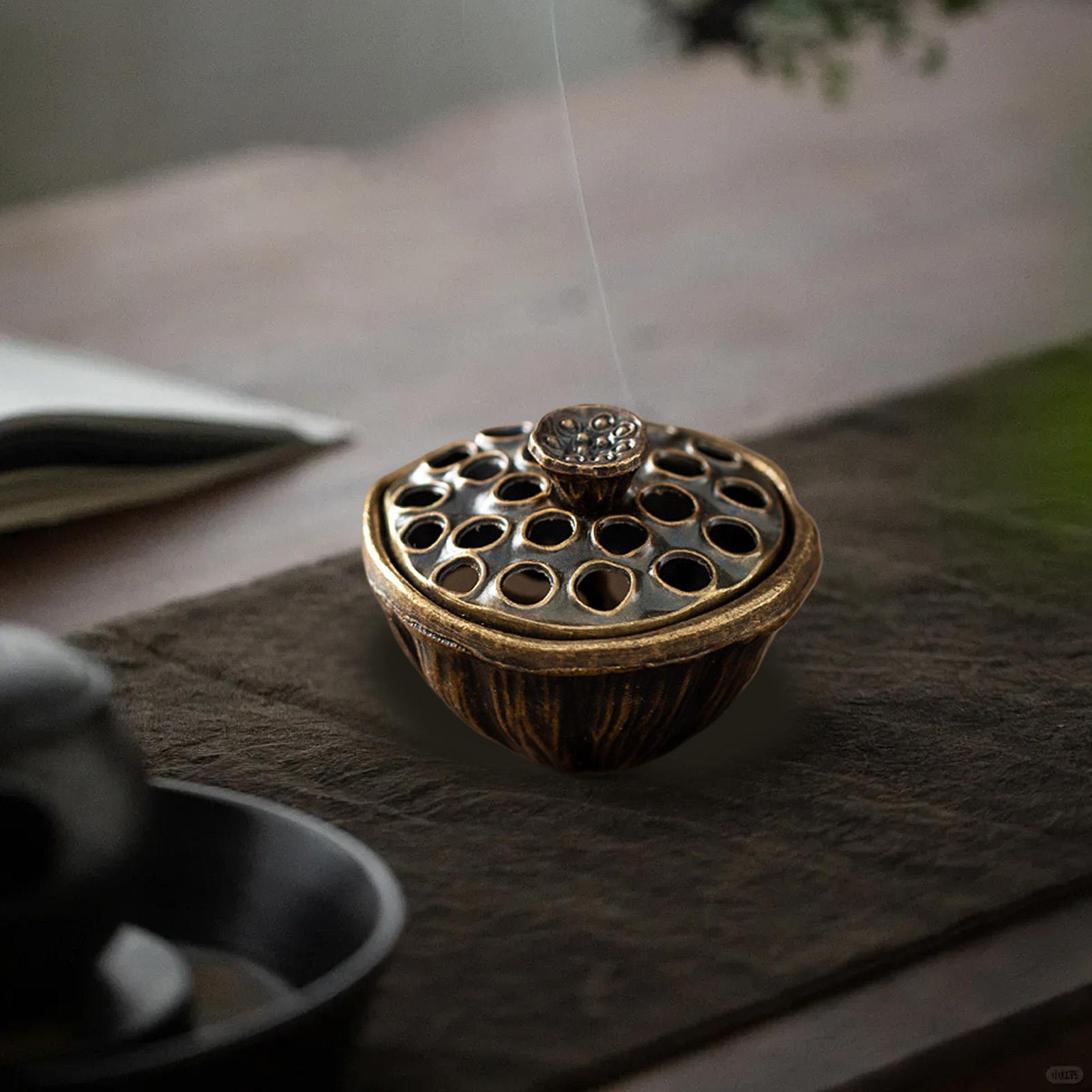 1 ชิ้น Lotus ธูปผู้ถือกรวย Min - Incense Cone Holder บทวิจารณ์และราคา